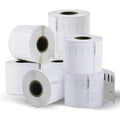 Custom Size Dymo Label Packaging Gloss Waterproof TOP Coated Thermal Sticker Customized Logo ECO Coating Paper Roll Logistics