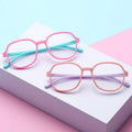 Fashion Italy Design Polygonal Frame Blue Light Filter Blocking Lenses Myopia Optical Kids Blue Light Blocking Glasses