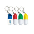 Custom Pill Box Colorful Portable Daily Pill Dispenser Key Chain