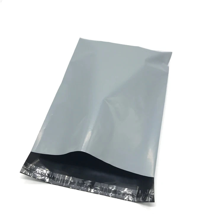 100pcs Mixed Plastic Strong Packaging Postal Polythene Grey Mailing Bags