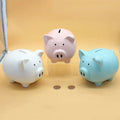 Pretty Ceramic Gift Money Piggy Bank Pink Pig Piggy Coin Bank for Home Decor