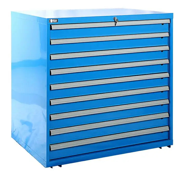Heavy Duty 9-Drawers Steel Tool Cabinet Customizable Metal Storage Workshop Cabinet for Garage Use