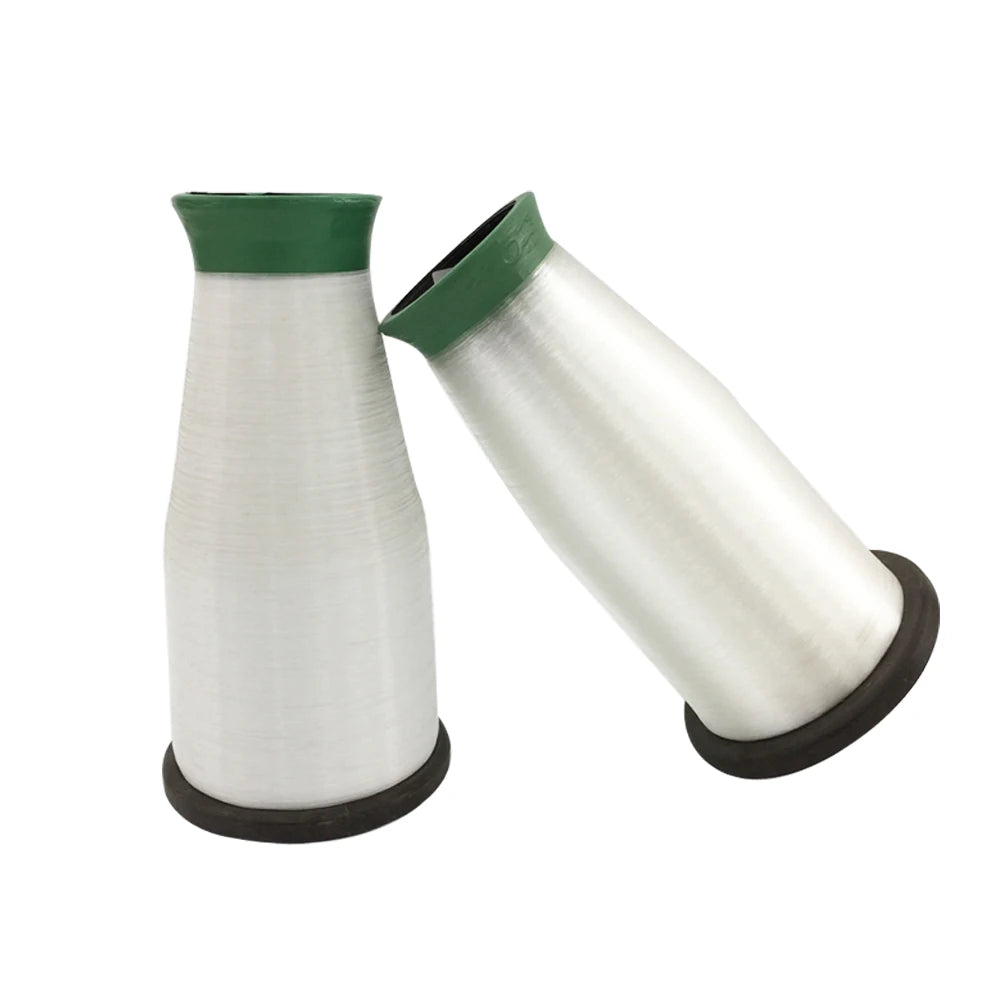 China Manufacturer Supply High Tenacity Dyed Feather Polyester Monofilament Yarn for Shoes Upper