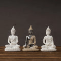 Mini Resin Buddha Statue Hand-Painted Meditation Figurine Zen Altar Decor for Home Temple Spa Bulk Wholesale Spiritual Gift