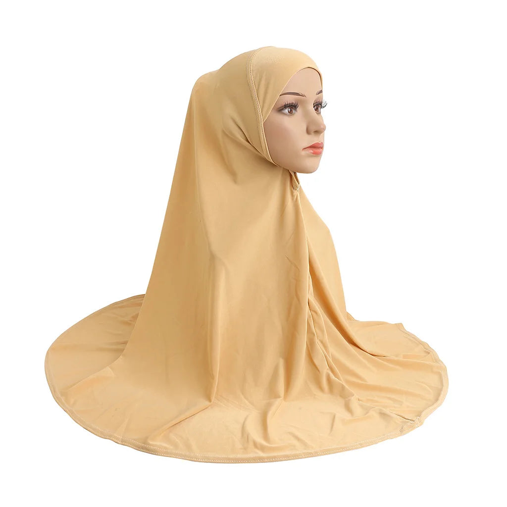 Ethnical Scarves Pure Color Light Plate Arab Hat Hijab Accessories Malaysia Hijab Caps