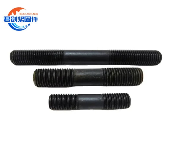 Double End Stud Bolts Steel Material with Zinc Finish and Black Double End Stud Bolts GI High Strength 12.9 Grade