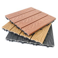 Swimming Pool Deck Tiles Yard Balcony Home Garden Deck Tiles Wood Plastic Cheap Decking Custom Diy WPC Flooring Tiles