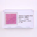 VOAINO 1.5 mm 1.85 Carat 100 Pcs Natural Melee Gemstone pink Round Brilliant Cut Loose Sapphire Stones for Making Jewelry