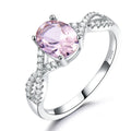 Finger Women's Ring Band Wholesale Jewelry Ring 925 Sterling Silver New Arrival Elegant Zircon Gemstone Rings Cross 1 Pcs Trendy