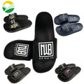 Oem Custom Black Slides Footwear Sandal PvcCustom Logo Slippers Men Plain Blank Slide SandalSlippers Custom Logo Sliders