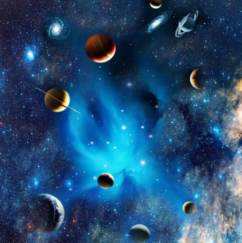 Custom 3d Ceiling Murals Stars of the Cosmic Stars Wallpaper Room Decoration Wall Paper for Walls 3d