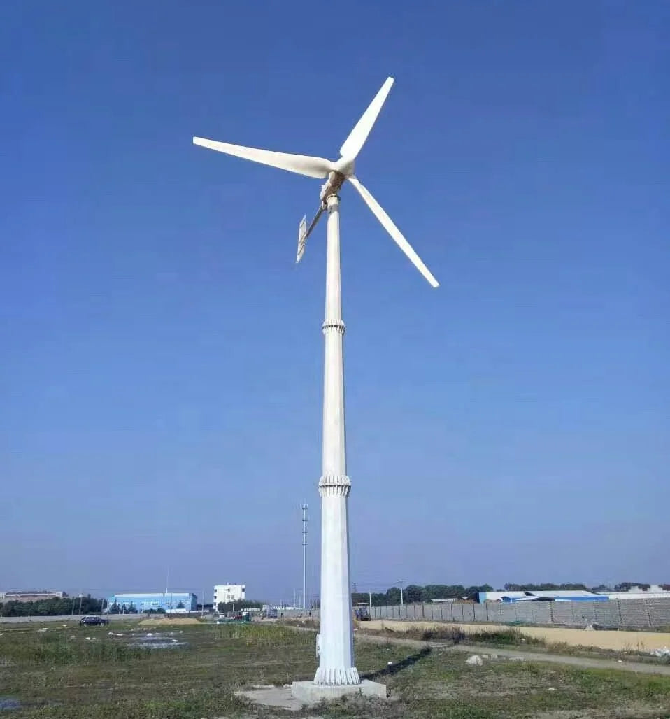 Wind Turbine 5kw System  Stand Alone Wind Power Generation System off Grid  Single Phase Three Phase Wind Turbine Generators