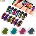 Free Sample 9D Cat Eye Nail Powder Chrome Magnetic Chameleon Magic Sparkle Soak-Off Manicure Nail Art Salon Mirror Powder
