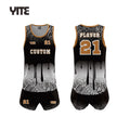 Custom Maori Design Rugby League Vests Singlets Sublimated Printing Breathable 100% Polyester Gray Black Touch Football Shorts