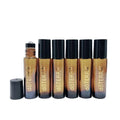 Wholesale 10ml Amber  Essential Oil Roller Bottle Perfume Glass Roll on Roller Bottle