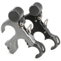Archery 3 Finger Bow Release Trigger Travel Aluminum Alloy Thumb Trigger Caliper LH RH Compound Bow Outdoor Shooting Accessories MegaBDM