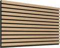KASARO Modern Soundproof Wooden Slats Acoustic Panels Design 3D Acoustic Wall Panels for Home Office
