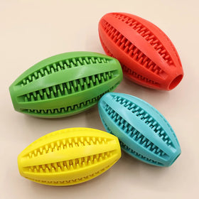 Manufacturer-Supplied Durable Rolling Dog Interactive Cat Toy Slow Feeder Teething Pet Dog Ball Chew Accessory