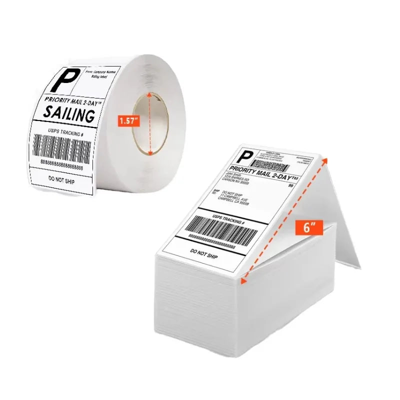 Customized Logo Label Printing Strong Hold Waterproof Vinyl Adhesive Sticker Roll Product Packaging with Premium Hold