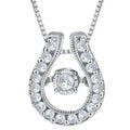 CAOSHI Unique U Designed Pendants Luxury Diamond Inlaid Cubic Zircon Wedding Jewelry Gemstone Pendant Necklace for Women