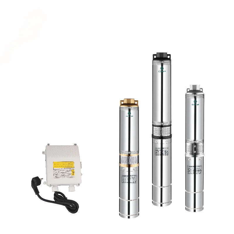 QQPump 4000W 5.5Hp Chinese Three Phase Bldc Stainless Steel Submersible Well Water Borehole Pump