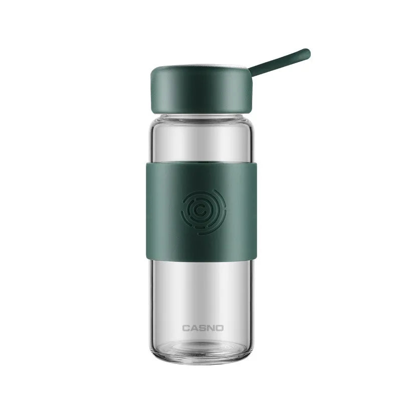 Wholesale Bulk 2025 Eco Friendly Glass Drink Bottles with Silicone Sleeve