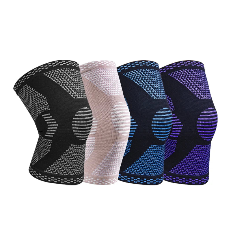2110# Breathable Anti-Slip Fabric Compression Durable Knee Sleeve Knee Support Knee Brace for Sports