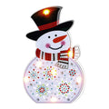 5d DIY Xmas Diamond Painting Night Lamp Christmas Snowman Kit Home Decoration LED Light