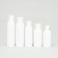 Hot Sale 100 120 150 ml 100ml 120ml 150ml Plastic PET White and Clear Facial Cleanser Foam Foaming Pump Bottle