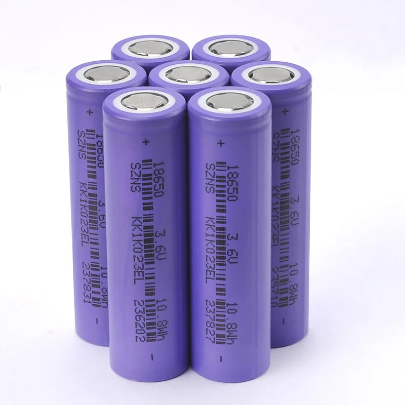 Customized Cylindrical 18650 Li Ion Battery Pcb on Top or on Side  Battery 3.6v 3.7v 7.4v 11.1v 18650 With Wires and Connector