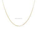 Wholesale New Arrivals Simple Design 14K Yellow Gold Cross Cable Chain Necklace Gold Chain Jewelry for Women Men Gift