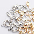 M723   10pcs/lot Lobster Clasppass REACHnickel Free18k Gold Rhodium Platedcharmsjewelry Findings Componentsdiy Necklace