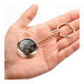 16mm Rose Gold Metallic Square Polyhedral Dice Set with Gift Box Keychain for D&D