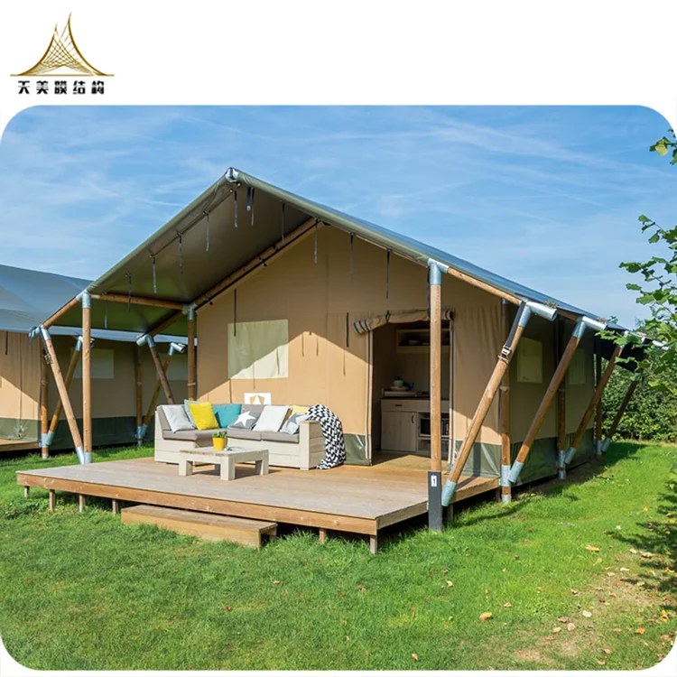 Desert Tent Outdoor Large Hot Sale Waterproof Luxury Resort Hotel Tent Glamping Safari Tent