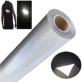 Best Selling Customization Pattern Reflective Heat Transfer Logo Elastic Laser Reflective Sheeting Iron on Sticker for T-Shirt