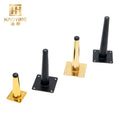 Modern Metal Brass Oblique Tapered Furniture Legs for Dining Kitchen Living Room Table and Chair Foot