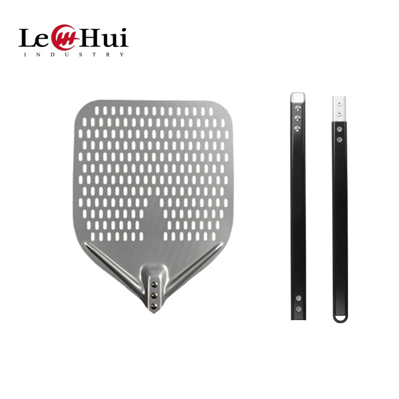 12''14''inch folding  pizza turning peel  Pizza paddle pizza peel shovel with folding aluminium  handle