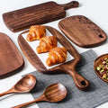 Logo Customization Acacia Wood Cheese Pizza Wood Board Chopping Board Cutting Board