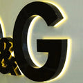 For Custom Logo LED Strip Light Sign Outdoor Front Wall Signage for Companies Hospitals Parks & Malls-Customizable Sizes