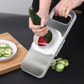 Vegetable Cutter Chopper Kitchen Accessories Stainless Steel Garlic Fruit Onion Cutter Slicer 3 Blades Kitchen Tools Gadgets