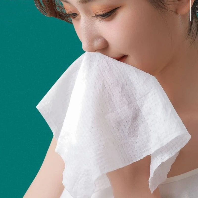Private Label 20pcs or 40pcs Disposable Compressed Microfiber Travel Towel 100% Cotton Thickening Small Candy Face Towels