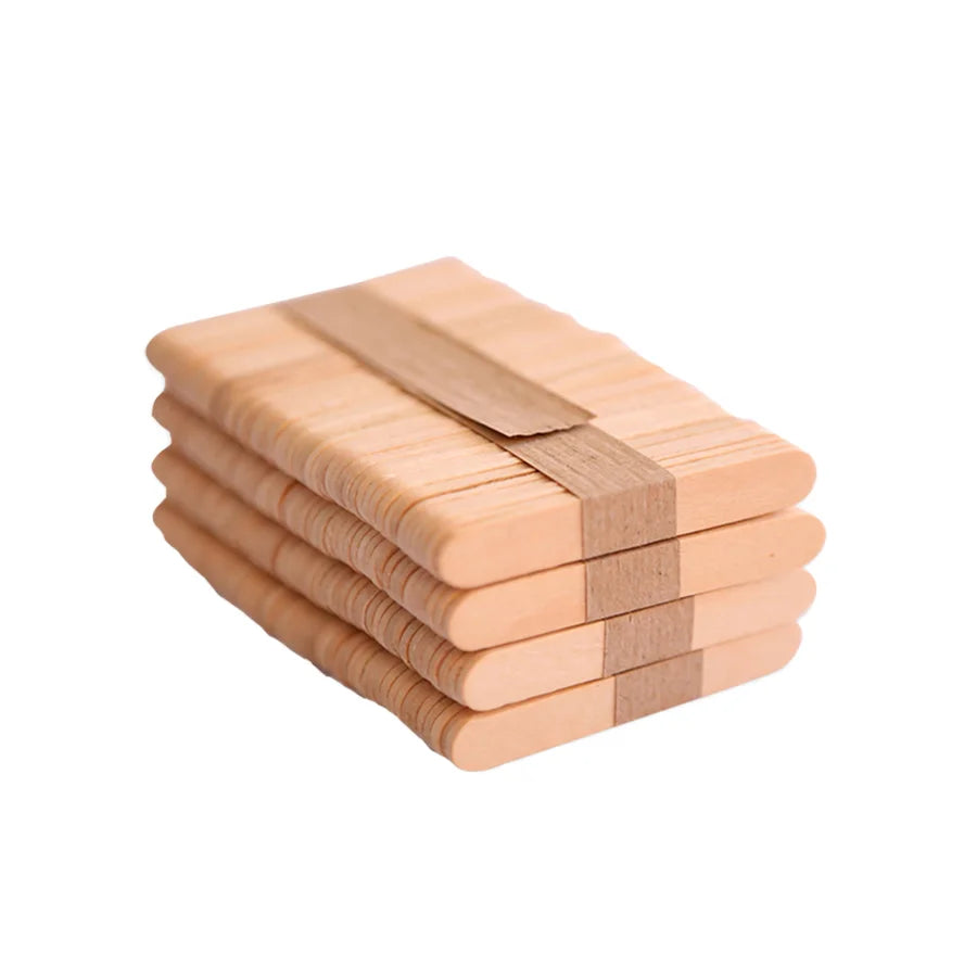 95mm Eco-Friendly Wooden Disposable Ice Stick Biodegradable Various Scenarios Ice Stick Bars for Ice Cream and More