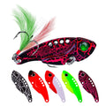 Sink Vib Fishing Spinner Blade 11gram 55mm Meta Lure 8 Color Spinner Bait Blades  for Largemouth