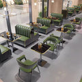 Milk Tea Store Tables and Chairs Combination of Dessert Snacks Burger Restaurant Card Seat Sofa Commercial Catering Furniture