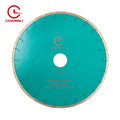 Diamond Circular Saw Blades High Frequency Welded Wet Cutting Marble 350mm 14''inch Industrial OEM Ti-Coated