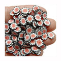 Sushi Roll Slices Polymer Clay Sweet  Sprinkles for Christmas Decoration DIY Crafts Filler Accessories