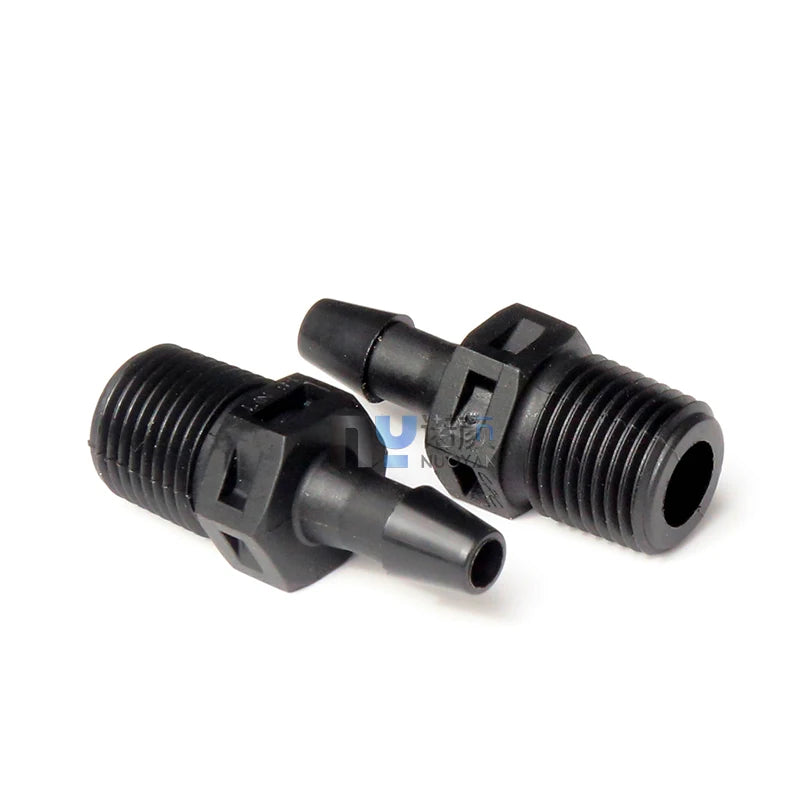 1/8-27 NPT Connector Nylon Connector for Big UltiFuzor Degas 8*5MM Ink Tube NPT External Direct American Standard Tube Connector
