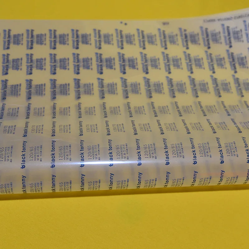 Clothes Clothing Tag Heat Press Transfer Sticker Neck Size Printing Logo Iron on Garment Clothing Label