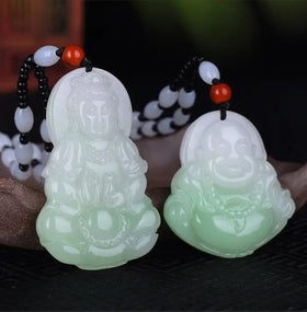Lovers Gifts Avalokitesvara Buddha Pendant for Women Men Retro Jewelry China Style