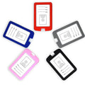 Lebei Custom Eco-Friendly Detachable Silicone Card Holder for Google Play Lanyard Badge Reel with Silk Screen Offset Printing